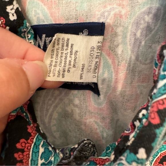 Vintage WRANGLER Cowboy Cut Brushpopper Button Down Paisley Horse Print 16.5 - Picture 4 of 12